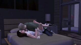 3D Hentai with Justin and Selena - a hot Sims 4 erotic scene