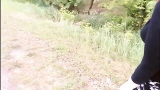 An Asian girl got fucked on the city streets
