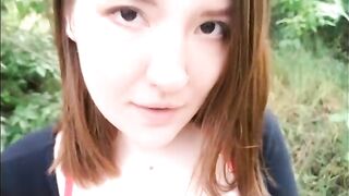 An Asian girl got fucked on the city streets