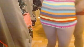 Young schoolgirl makes blowjob and fucks with her boyfriend at home