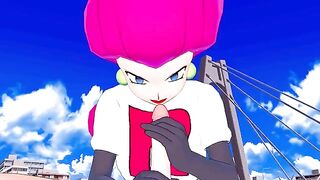 Jessie from Team Rocket fucks your rocket Pokémon in POV