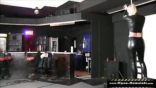 A blonde woman is fucked by two guys, including Egon Kowalski