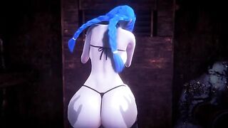 League of Legends Jinx gets fucked hard in a steamy scene