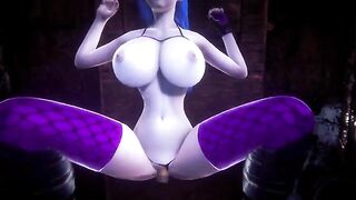 League of Legends Jinx gets fucked hard in a steamy scene