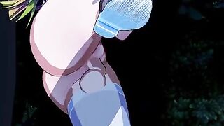 3D animation of forbidden love between Shura Kirigakure and Blue Exorcist