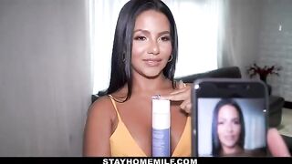 MILF Rose Monroe lets stepson take her nude pics for Onlyfans