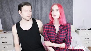 An amateur submissive redhead expresses her desire to be dominated and fucked - An intense first BDSM experience