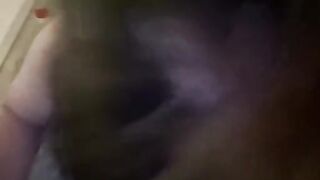 The husband left and the perfect wife got her pussy eaten by another man