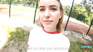 A student gets a good mark from her teacher for sex
