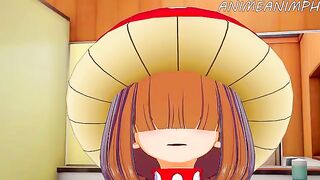 Kinoko Komori gets her hero dreams deferred in this My Hero Academia hentai