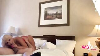 Brandi Bae shakes big ass for her fan and gets fucked