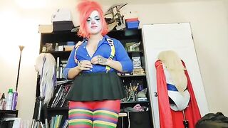 The girl quit her job as a clown porn actress
