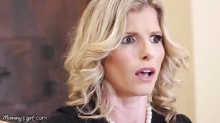 Cory Chase, a dominant widow, engages in intimate acts with her stepdaughter Chloe Cherry