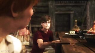 Harry Potter has a steamy encounter with a seductive stepsister in this 3D hentai video