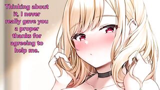 Marin Kitagawa teaches how to stroke with her hentai game