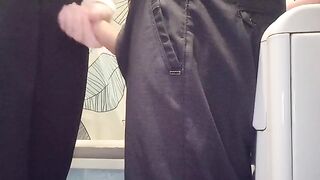 A wife invited a guy for lunch and fucked him in the bathroom