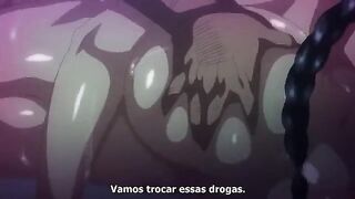 Hentai anime Jashin Shoukan Inran Kyonyuu Oyako Ikenie Gishiki Episode 2