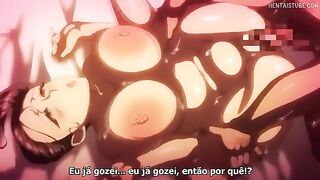 Hentai anime Jashin Shoukan Inran Kyonyuu Oyako Ikenie Gishiki Episode 2