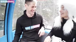 Christy White enjoys outdoor sex in a public place