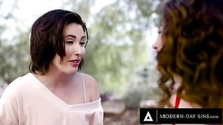 Casey Calvert and Arabelle Raphael share boyfriend's dick
