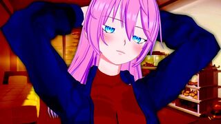 Cute Shikimori Micchon gets fucked from behind in this hot hentai scene