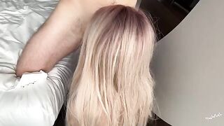 The guy came too early, but brought girlfriend to orgasm after cumming