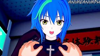 High School DxD Xenovia Quarta’s pussy is filled with cock