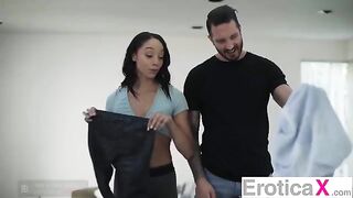 The couple has incredible, sensual sex straight from a movie