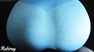 I got my pussy cum after doggy style sex in yoga pants