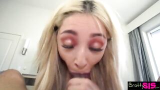 Pervert dude fucks his step sis, she loves it