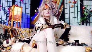 The Traveler must restore the Jade Palace for Ningguang in this steamy Genshin Impact cosplay scene