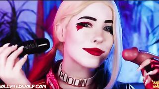 The crazy, smoking Harley Quinn is getting fucked hard - MollyRedWolf