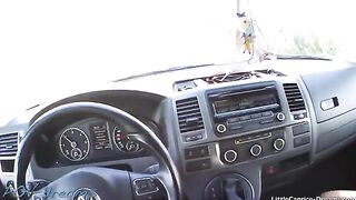 A young beauty got a ride and paid with her body in a steamy scene