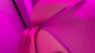 Passionate party sex and dirty Russian talk in a toilet, just like a wild night club encounter