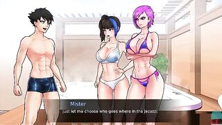 Petite girls are trapped in a game, and the player must set them free