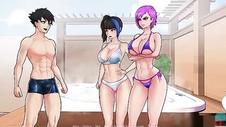 Petite girls are trapped in a game, and the player must set them free