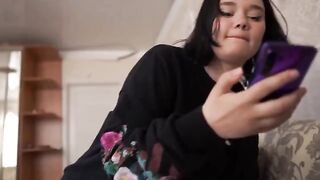 Your wife probably doesn't know how to suck cock properly, especially in a steamy Russian scene