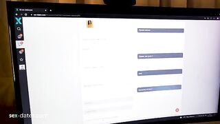 Fella got lucky with a chick from dating site
