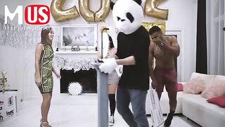 Violet Myers wins a hard fuck for playing Jerkaoke