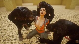 Furry fuck in the back room with a wild twist