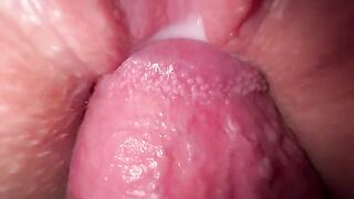 Young babe massages her stepbrother, then he fucks her close-up