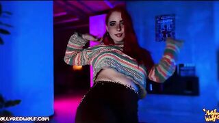 The insatiable hippie girl MollyRedWolf gets fucked hard