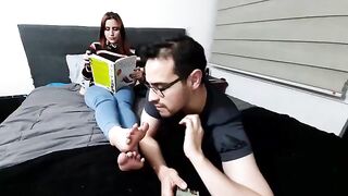 My men have a secret foot fetish, they love feet obsession