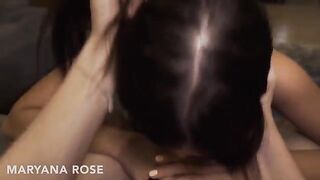 A hot girl is having sex with her best friend