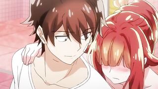 The red-haired tsundere gets her tight pussy railed after a relaxing massage