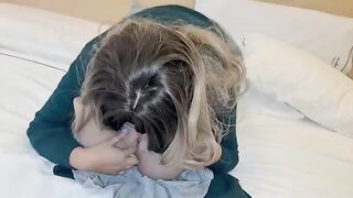 Two schoolgirls and her teacher get better grades with a good fuck