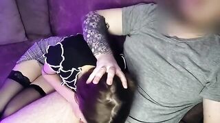 The guy got horny next to a slim girl and pulled her into sex - Sunako_Kirishiki