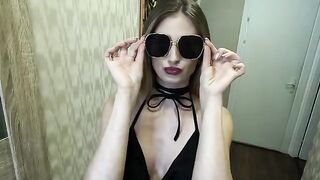 A sexy girl missed her transport, so she had to get intimate