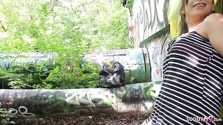German scout picked up Turkish mature for hardcore sex in the street