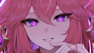 Yae Miko's 5-minute climax promise with her feet hentai